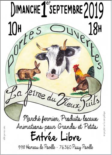 Lire la suite à propos de l’article Journée Portes Ouvertes à la ferme du Vieux Puits à Pissy Poville (76)