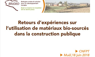 Retours d’expériences sur l’utilisation de matériaux bios-sourcés dans la construction publique