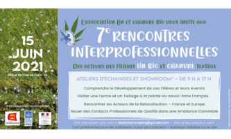15/06 : rdv aux rencontres interprofessionnelles lin bio & chanvre textiles