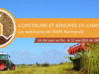 Rdv le 12 mai pour un webinaire sur le chanvre dans le bâtiment