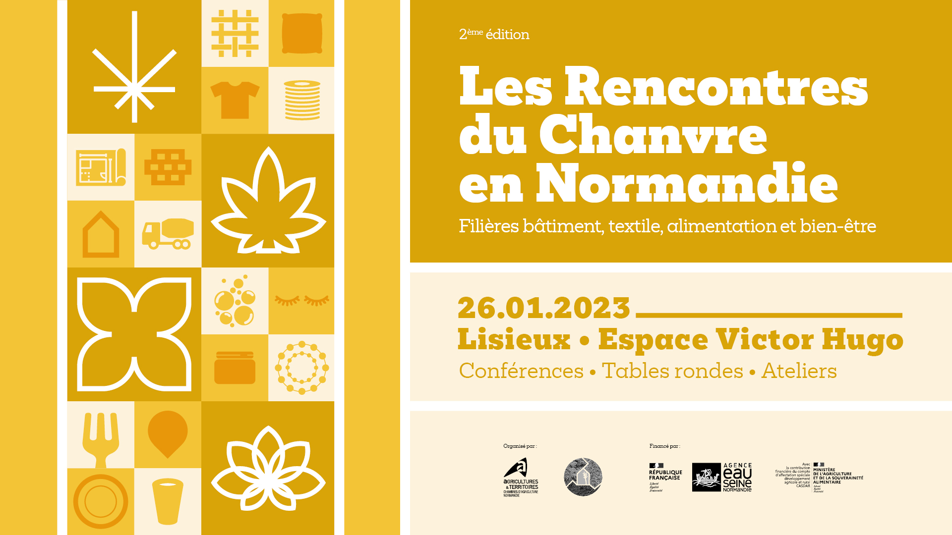 You are currently viewing Les Rencontres du Chanvre en Normandie 2023 – 2e édition