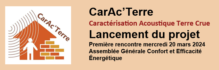 Lire la suite à propos de l’article CARAC’TERRE | Assemblée générale de l’axe « confort et efficacité énergétique »