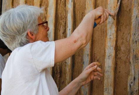 Chantier torchis, Le Perrey ©ARPE Normandie