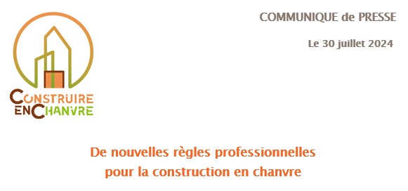 Lire la suite à propos de l’article Les nouvelles règles professionnelles de la construction en chanvre sont disponibles !