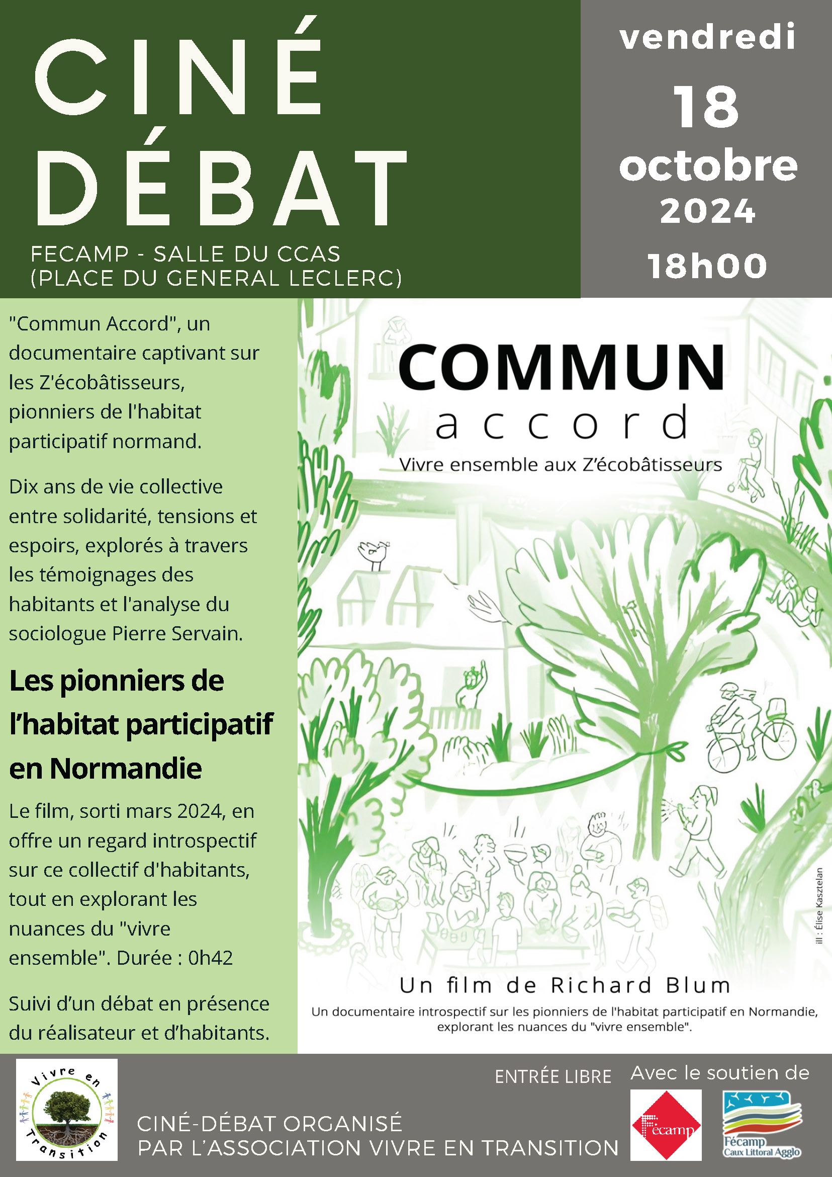 Lire la suite à propos de l’article Ciné-débat sur l’habitat participatif à Fécamp (76)