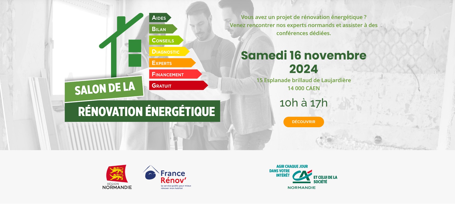 Lire la suite à propos de l’article Salon de la Rénovation Energétique – Caen