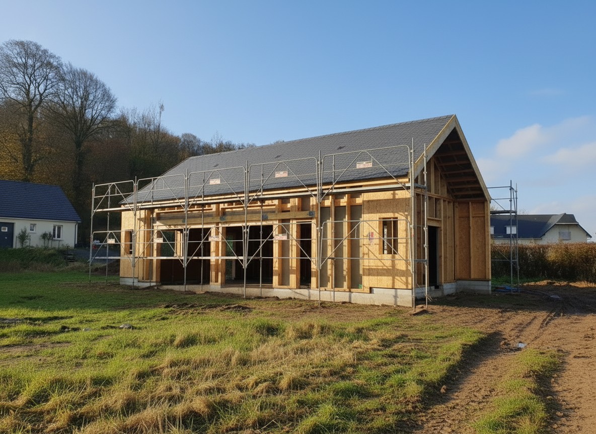 Lire la suite à propos de l’article VISITE DE CHANTIER | Une maison isolée en paille hachée