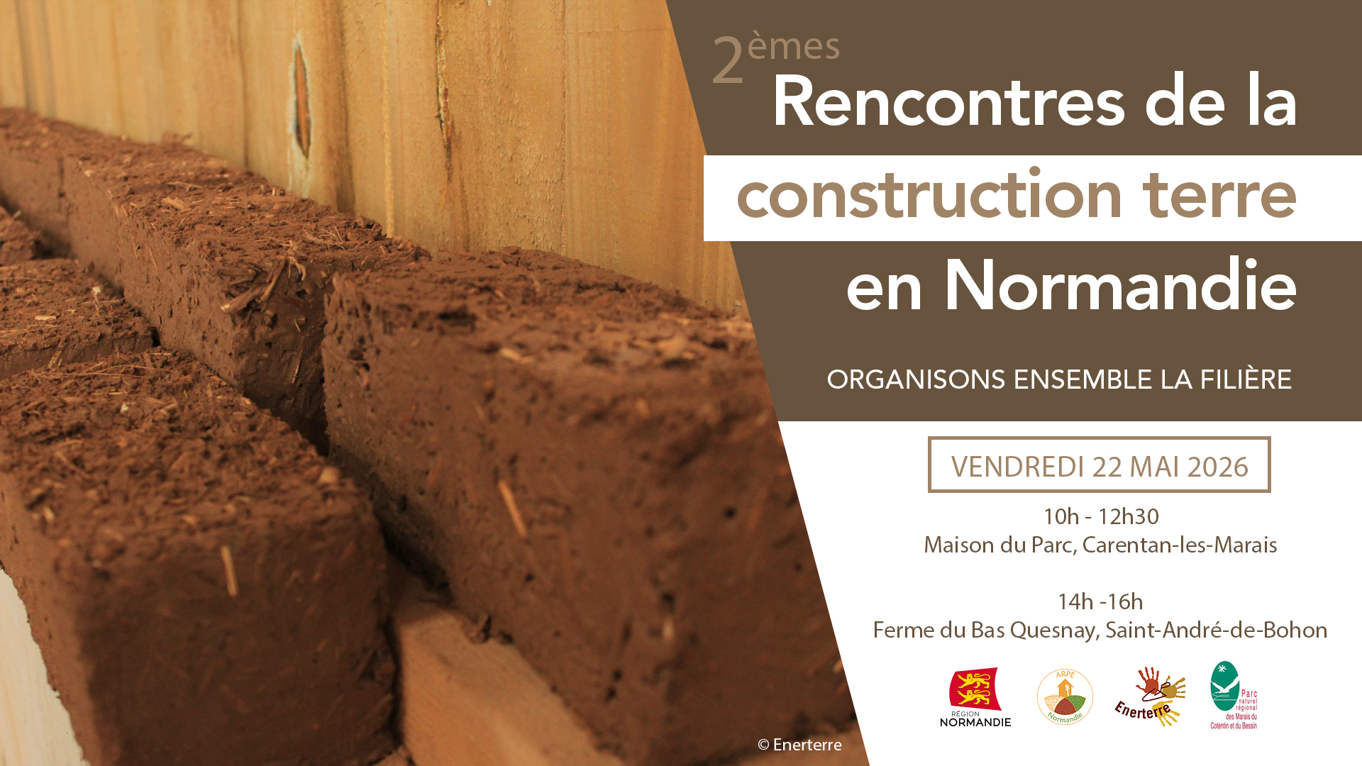 Lire la suite à propos de l’article 2e Rencontres de la construction terre en Normandie