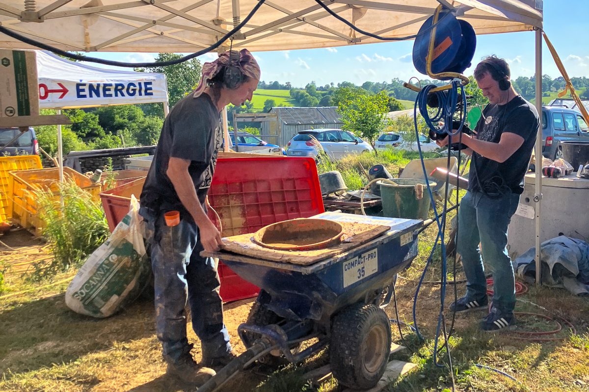 Portes ouvertes, formation terre-chanvre, 22/05/25 © ARPE Normandie