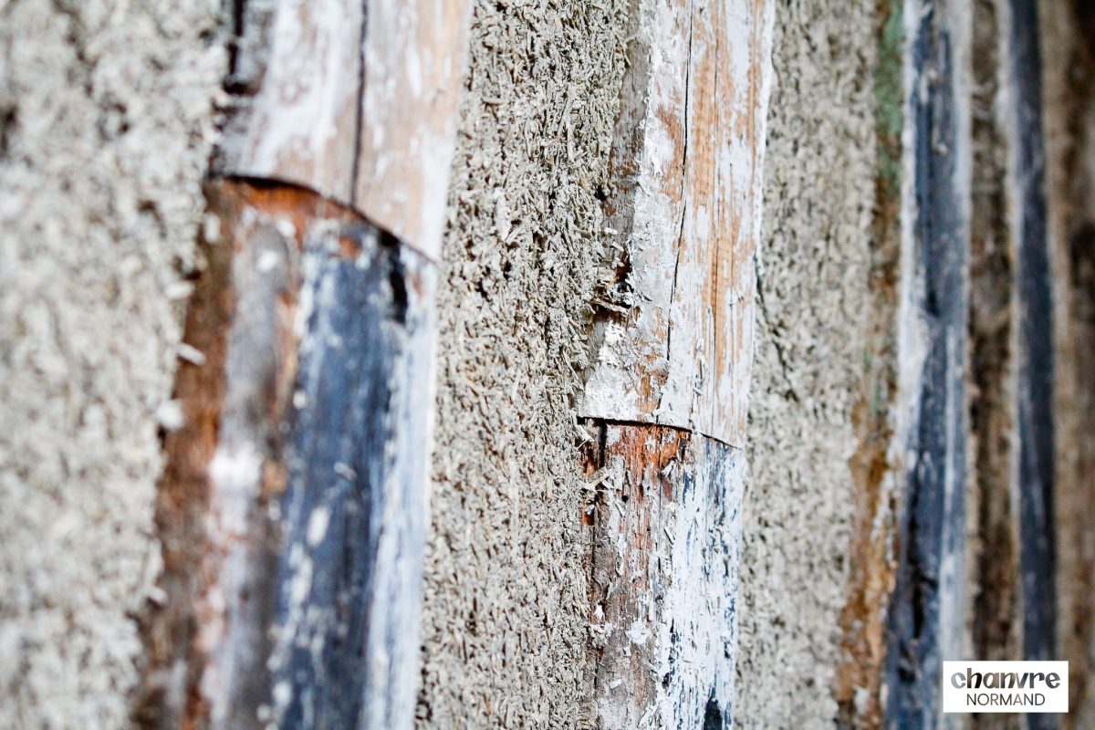 Démonstration chaux-chanvre banché, Rouen ©ARPE Normandie